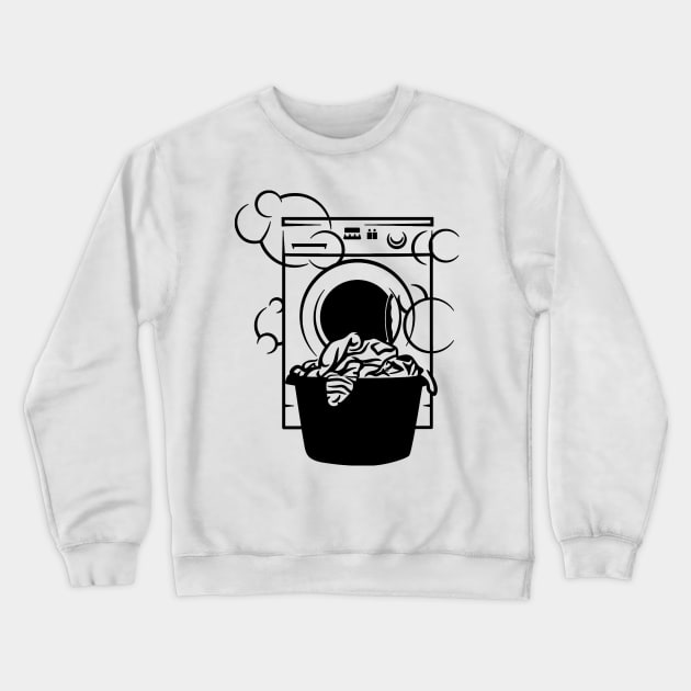 washing machine Crewneck Sweatshirt by baikteman